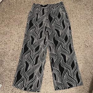 Ann Taylor Factory Petite Patterned Wide-leg Pants